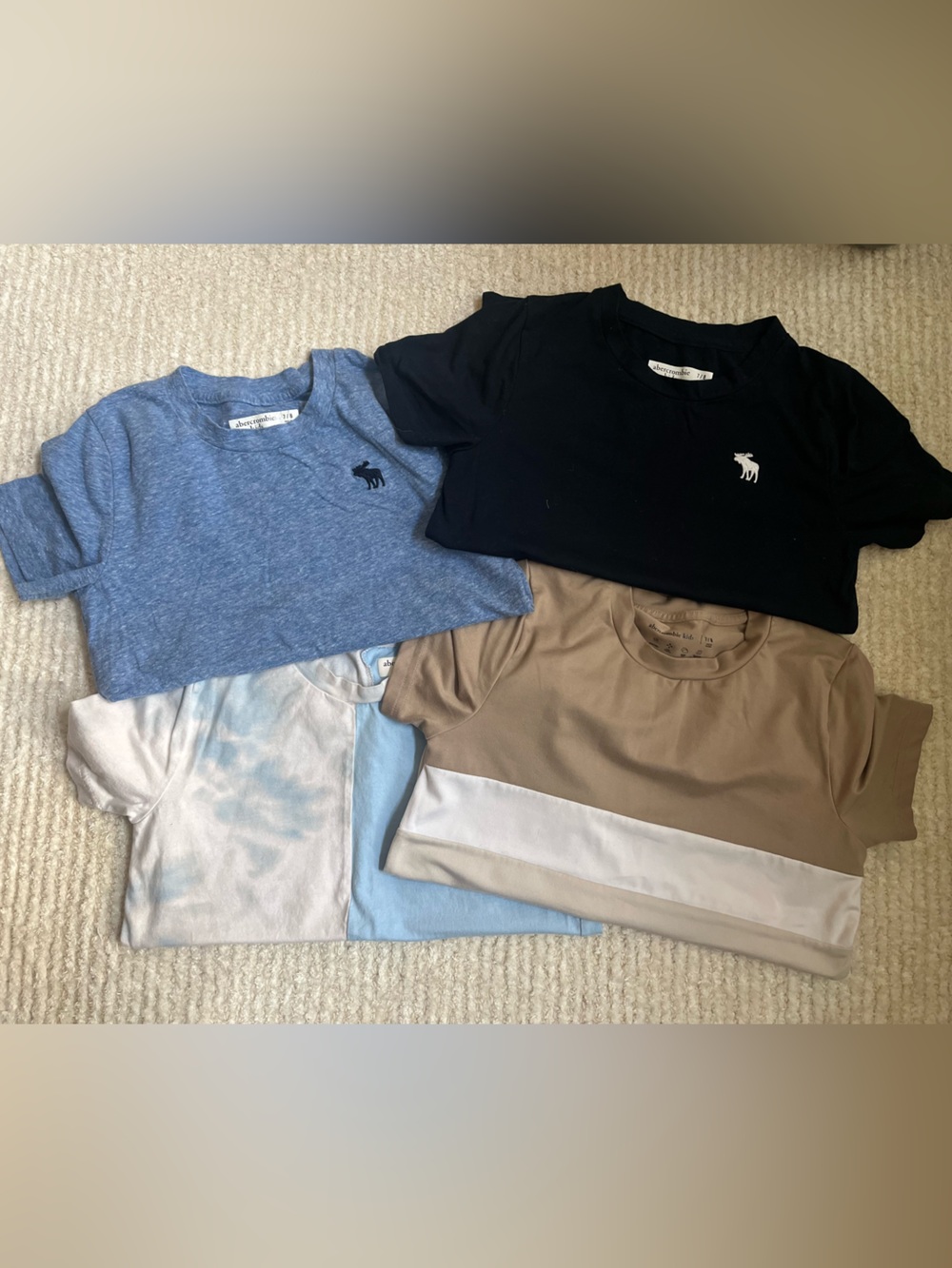 abercrombie kids Short-Sleeve Tee Bundle - Cotton Size 7/8